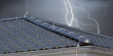 Äußerer Blitzschutz bei Aiko Elektrotechnik GmbH in Erlangen